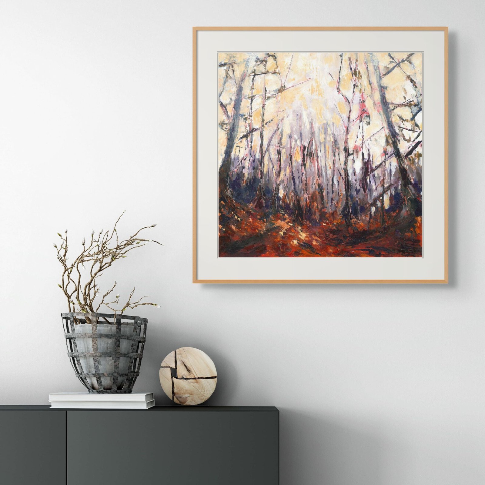 Forest Light 2 | BarnArt Abstract Landscape Paintings